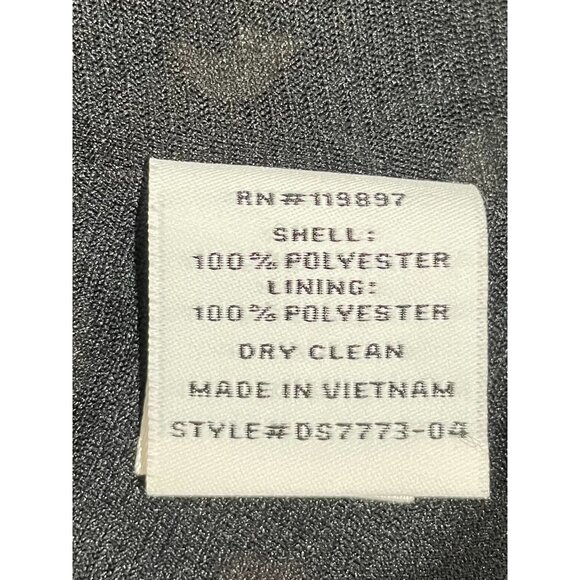 Lucky Brand Black Floral Print Ruffled Sleeveless Dress XL - Picture 8 of 12